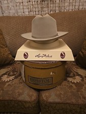 Vintage 1960's Resistol Beaver One Hundred 7 1/8 LO Silverbelly w/Original Box