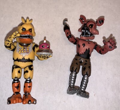 Five Nights At Freddy's 2” Mini Figures Lot Of 2 Nightmare