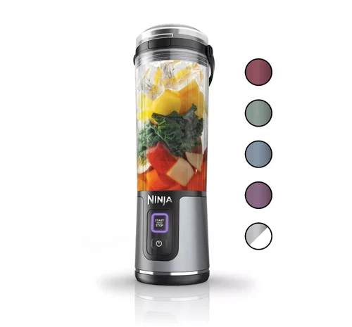 Ninja 18oz Blast Portable Blender White/Silver BC151EM