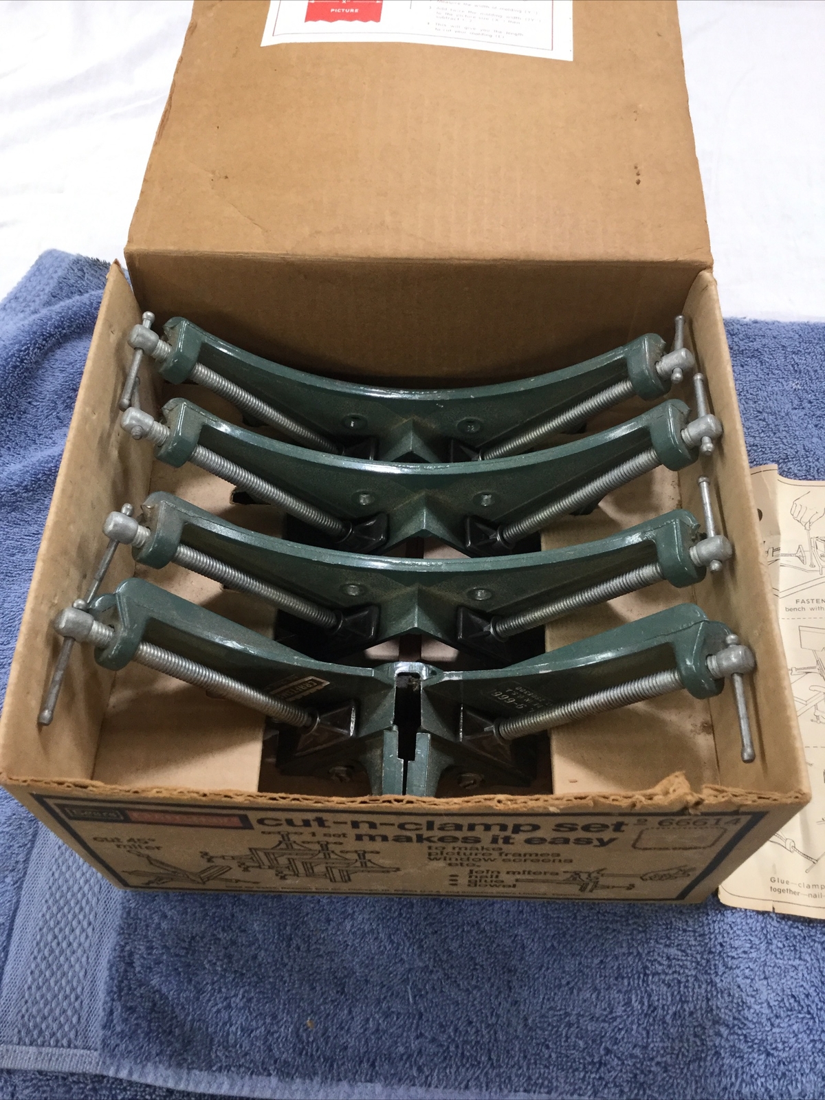 craftsman picture frame clamps 966614 in good box full set of 4
