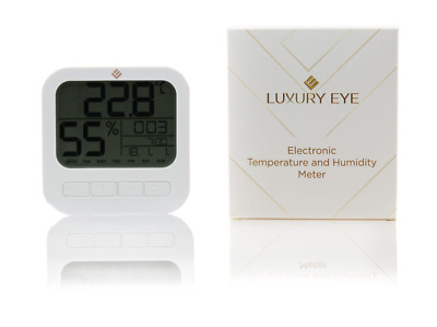 Digitales Thermometer Hygrometer für Innenbereich Temperaturmonitor Luftfeuchtigkeit Messgerät UK
