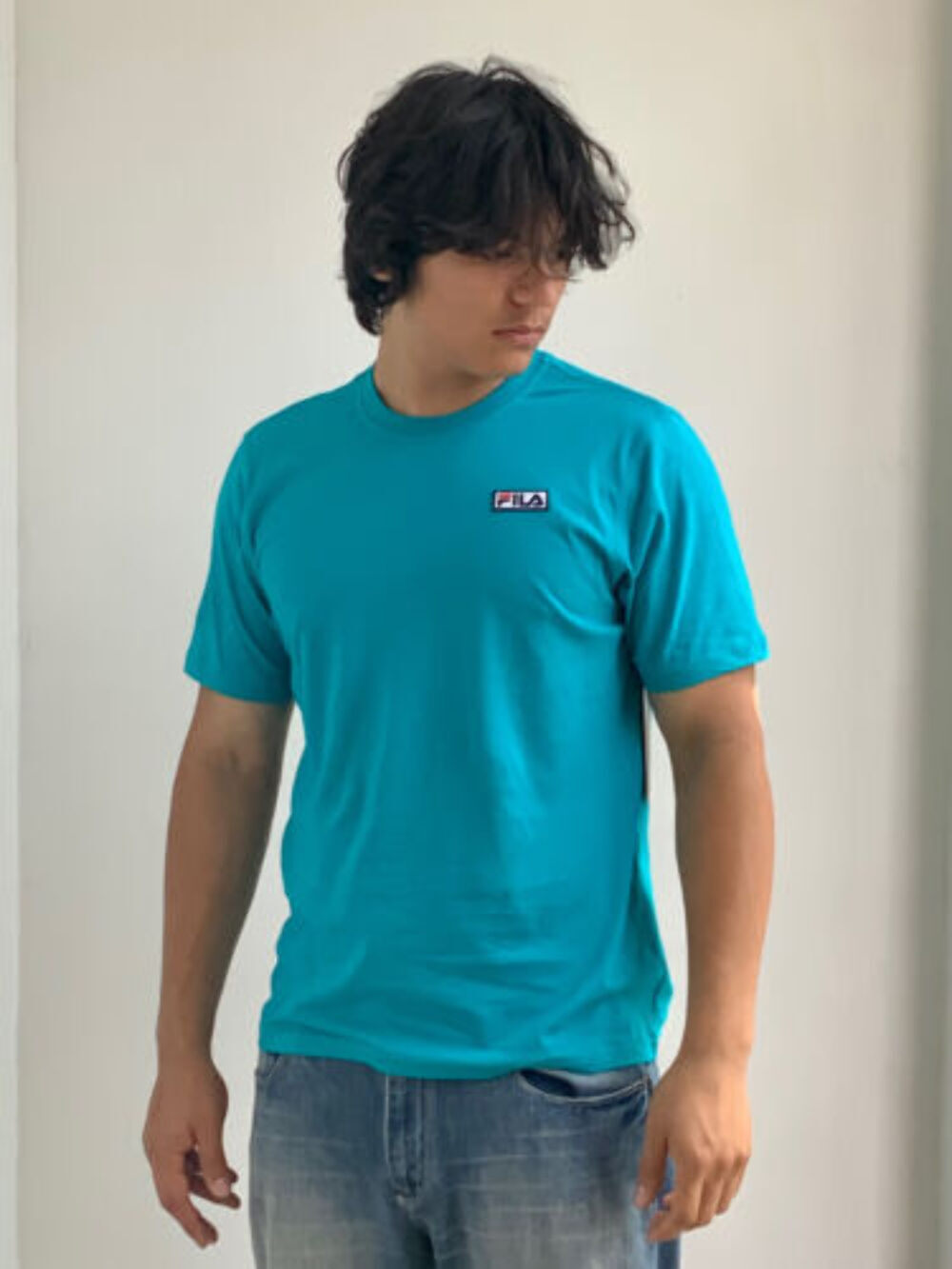T shirt uomo Fila Aqua Marine manica corta nuova con etichetta