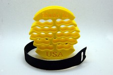24 Cable Yellow Ethernet Comb/Organizer - Cat 6A UTP - Comes With Tie - USA