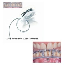 3Rolls Dental Archwire Elastic Tube Protective Sleeve Elastomeric Bumper Tube
