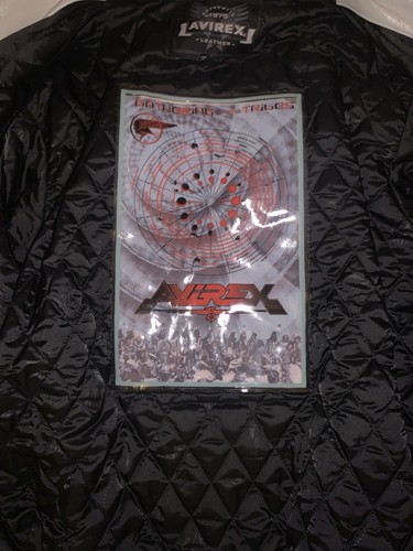 Avirex leather jacket xl - Picture 11 of 12