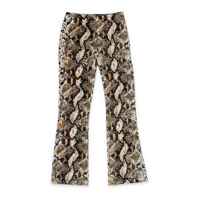 NWT CALLIPYGIAN SNAKE BROWN KICK PANT SIZE 6 $195