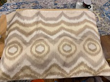 CRATE BARREL 2 24 X 16 Anatola Ivory Decorative Pillow Cover Zip Close