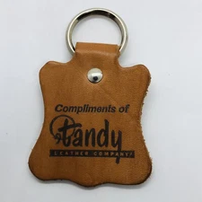 Compliments of Tandy Leather Company Advertising Keychain