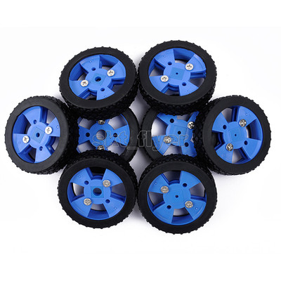 2pcs Rubber Car Tire Toy Wheels Kits Model For Robotic Car Model Toy DIY 47*21mm