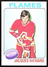 1975-76 8396A Topps Jacques Richard Atlanta Flames #117