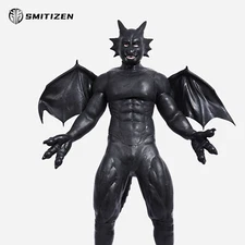 Smitizen Black Silicone Dragon Monster Wings Costume Accessories for Halloween