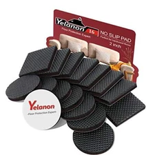 Non Slip Furniture Pads -16 pcs 2” Furniture Grippers Hardwood Floors, Non Skid