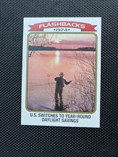 2023 Topps Heritage News Flashbacks #NF-3 Daylight Savings Time Card