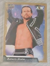 2022 Upper Deck AEW Gold #27 Adam Cole Wrestling Card