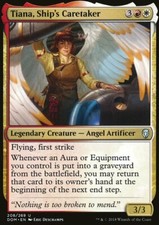 Magic the Gathering MTG Tiana, Ship's Caretaker (208) Dominaria   LP