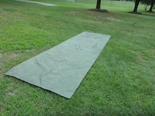 MILITARY SURPLUS HDT DRASH TENT FLOOR 1XB -4 FT x14.5 FT TARP COVER VINY US ARMY