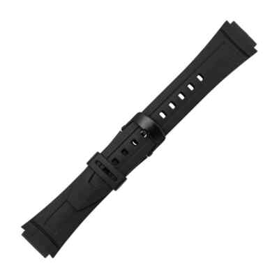 Original Casio Uhrenarmband Gummi schwarz AW-80-1A2V (siehe Kompatibilität)