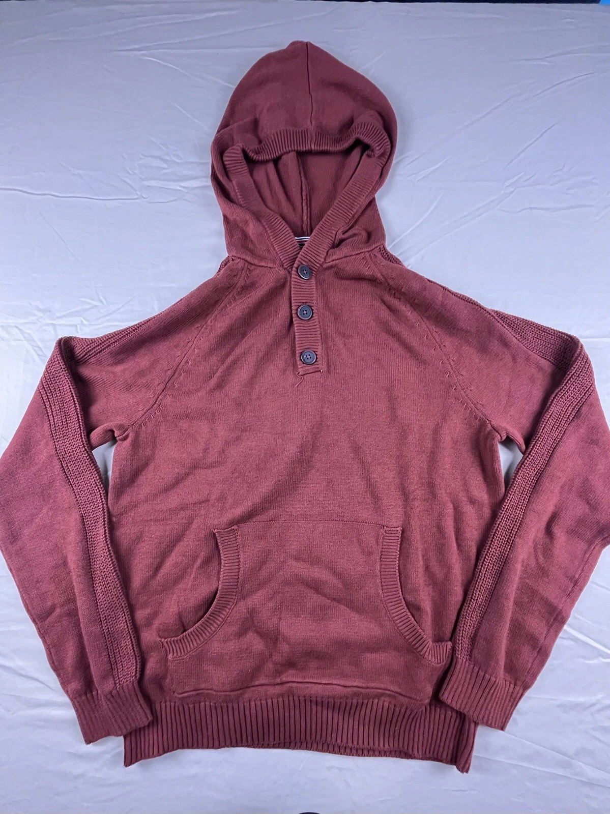 Flag & Anthem Lightweight Kangaroo Pocket Pullover Hoodie Men's Sweatshirt Med