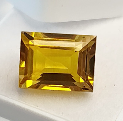 Baguette Cut 7-9 Ct Yellow Painite Natural EGL Certified Loose Gemstone RK100
