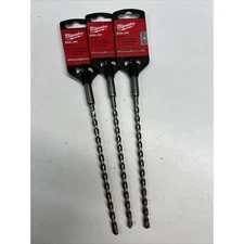 3x MILWAUKEE 48-20-7732 1/4" X 8" SDS+ Carbide Tip Hammer Drill Bits Germany