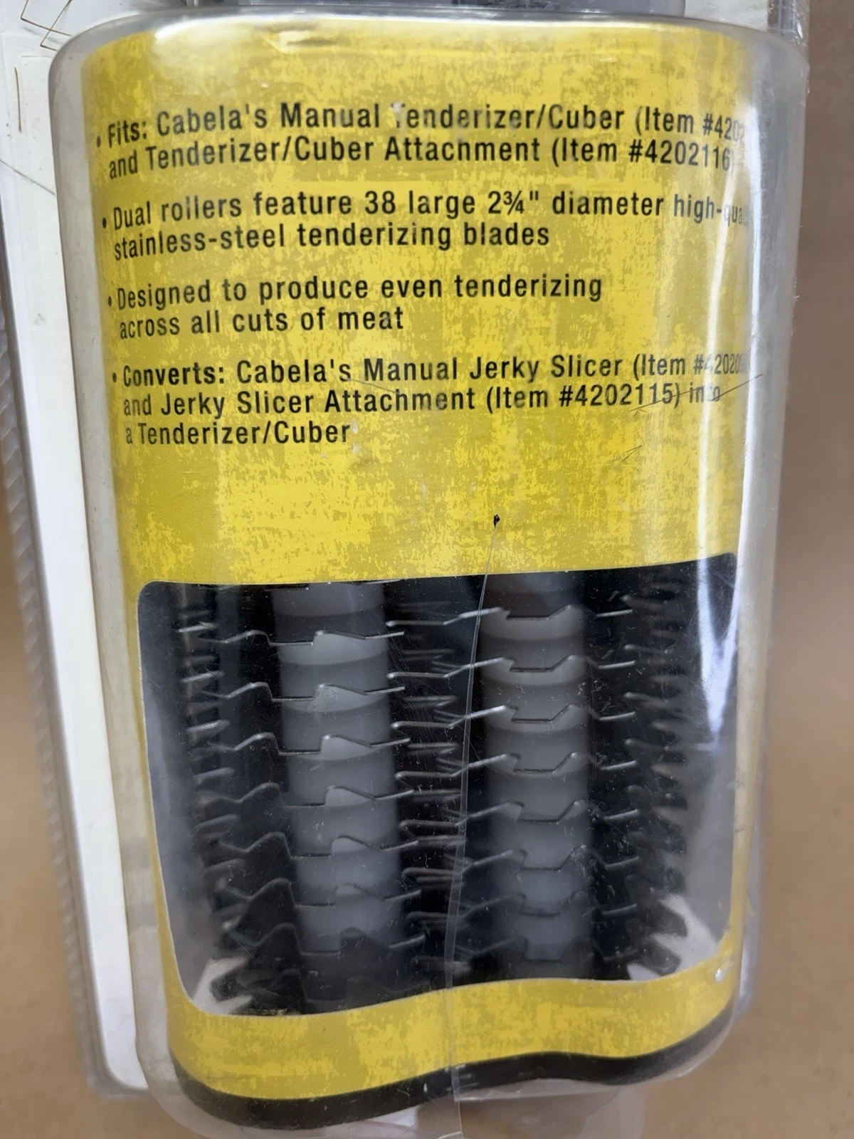 Cabela's Tenderizer Cuber Replacement Blades for Manual or Attachment New image 3