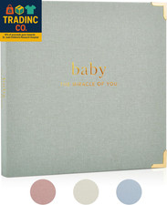 Keepsake Baby Memory Book for Boys and Girls   Timeless First 5 Year Baby Book  