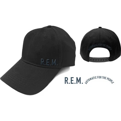 R.E.M. Baseball Cap: Automatic For The People OFFICIAL NEW - Image 1 of 2