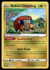 Radiant Charjabug Sword & Shield - Crown Zenith #51 Basic/Radiant Rare NM