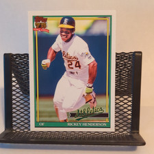 2026 topps series 1 1991 topps insert rickey henderson #T91-52 athletics