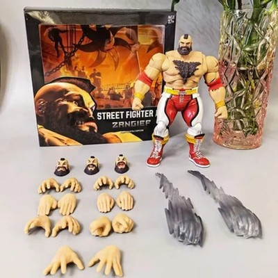 Street Fighter* Zangief Articulated Action Figure Collectible Model Toys 22cm