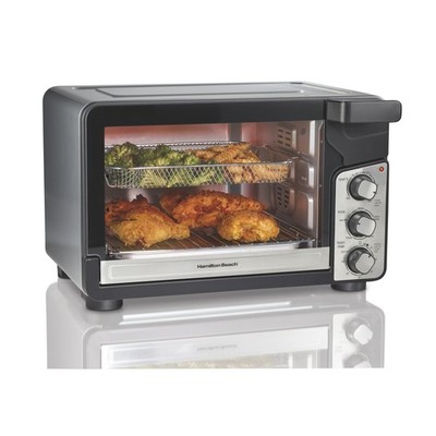 Hamilton Beach Easy View XL Toaster Oven with Sure-Crisp  Air Fry 1750W, 31460