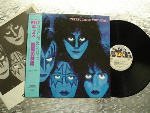 KISS ~ Creatures Of The Night ~ Vintage Japanese IMPORT LP  Casablanca 28S-138