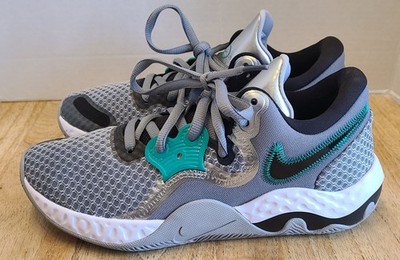 Nike Renew Elevate II Mens Size 10 Basketball Shoes Gray CW3406 005 Mariners