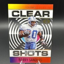 2021 Panini Illusions Barry Sanders Clear Shots #CS-14