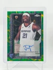 JAHMAI MASHACK 2025-26 TOPPS CHROME UPDATE GREEN YELLOW LAVA RC AUTO /85 Q0895