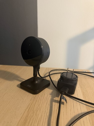 Eve Cam Wireless Indoor Surveillance Camera Black Apple HomeKit Privacy