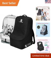 Ultimate Travel Backpack for Baby Car Seats - Extra Padding Comfort Included