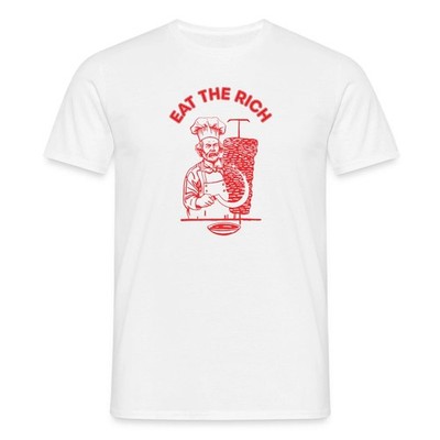 Karl Marx Eat The Rich Döner Kebap Männer T-Shirt