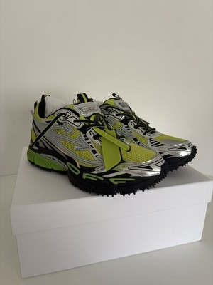 Off White Be Right Back Silver Green Fluo US 9.0 men s 