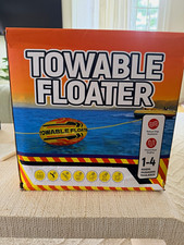 Sportsstuff Towable Booster Towable Floater PVC Inflatable Tube, 1-4 Riders 