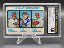 Dwight Evans Signed Rookie Card 1973 Topps #614 🔥 CGC JSA Authentic Auto 10