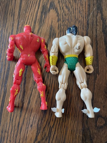 Marvel Fantastic Four Action Figure Human Torch Namor Sub-Mariner Lot 1995 Toy - Picture 4 of 4
