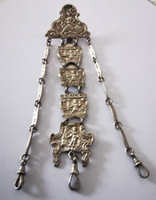 Victorian Solid Silver Chatelaine - Birm. 1890