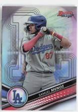 2022 Bowman's Best #TP-24 Samuel Munoz Top Prospects