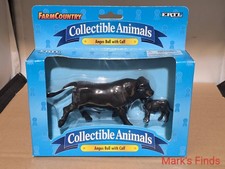 Ertl Farm Country Collectible Animals Angus Bull With Calf 4570 New Sealed