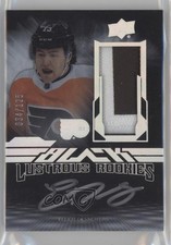 2023 SPx UD Black Lustrous Rookie /125 Elliot Desnoyers #LRAP-ED Patch Auto 1b6y