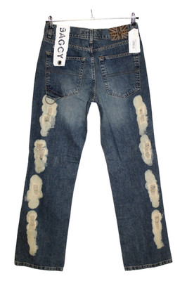 Y2K Richmond Denim Baggy Distressed Punk Grunge Jeans