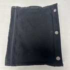 MEAD FIVE STAR  MESH Three ZIPPERED PENCIL POUCH BLACK FOR 3 Ring Binder 11x9 — photo 3