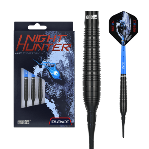 ONE80 Night Hunter Softdarts - 90% Wolfram Für Profi-Würfe