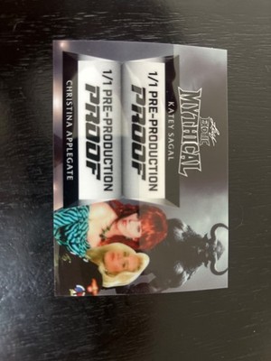 Christina Applegate Katey Sagal 1/1 Proof Leaf Exotic. Married with Children